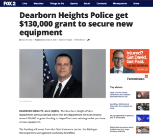Dearborn Heights Police get $130,000 grant